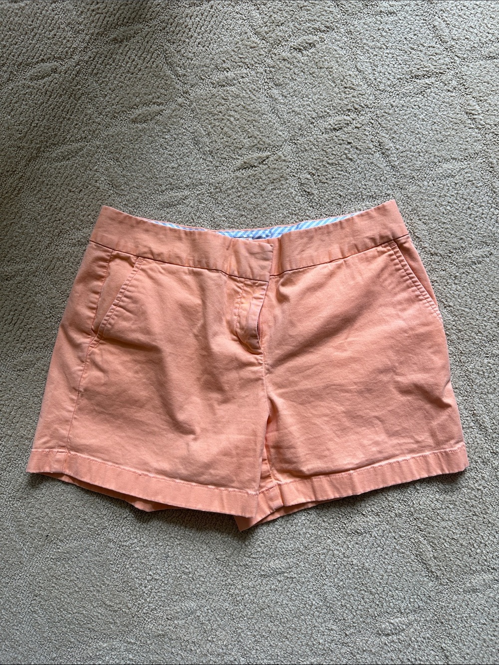 Vineyard Vines sherbet orange chino shorts